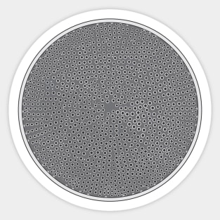 Diatom - Coscinodiscus - Artwork Sticker